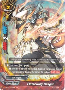 Flamewing Dragon - Unleash! Impact Dragon!! - Future Card BuddyFight card