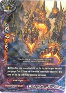 Black Diadem, Zacrown - Unleash! Impact Dragon!! - Future Card BuddyFight card
