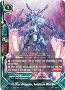 Star Dragoner, Luminous Blue - Unleash! Impact Dragon!! - Future Card BuddyFight card