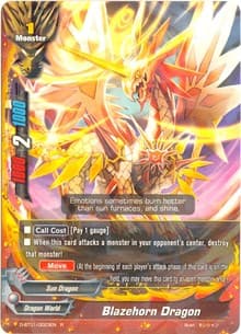 Blazehorn Dragon - Unleash! Impact Dragon!! - Future Card BuddyFight card