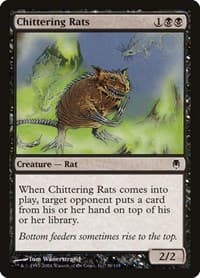 Chittering Rats - Darksteel - Magic: The Gathering card