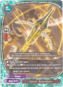 Gunrod, Boesendorfer - Unleash! Impact Dragon!! - Future Card BuddyFight card