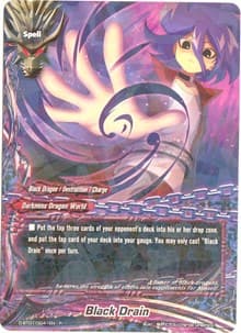 Black Drain - Unleash! Impact Dragon!! - Future Card BuddyFight card