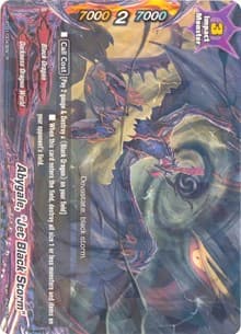 Abygale, "Jet Black Storm" - Unleash! Impact Dragon!! - Future Card BuddyFight card