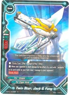 Twin Star, Jack & Fang - Unleash! Impact Dragon!! - Future Card BuddyFight card