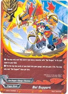 Bal Support - Unleash! Impact Dragon!! - Future Card BuddyFight card