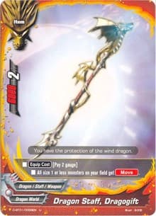 Dragon Staff, Dragogift - Unleash! Impact Dragon!! - Future Card BuddyFight card