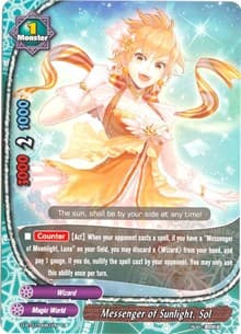 Messenger of Sunlight, Sol - Unleash! Impact Dragon!! - Future Card BuddyFight card
