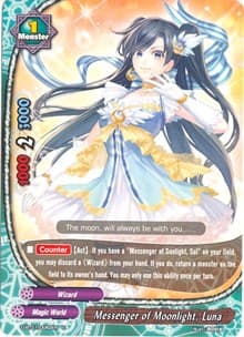 Messenger of Moonlight, Luna - Unleash! Impact Dragon!! - Future Card BuddyFight card