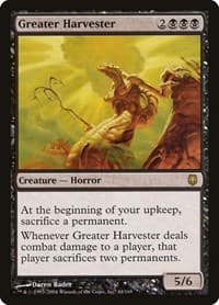 Greater Harvester - Darksteel - Magic: The Gathering card