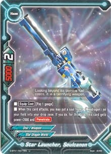 Star Launcher, Soulcanon - Unleash! Impact Dragon!! - Future Card BuddyFight card