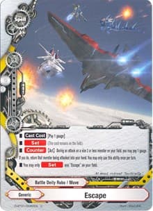 Escape - Unleash! Impact Dragon!! - Future Card BuddyFight card