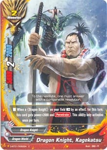 Dragon Knight, Kagekatsu - Unleash! Impact Dragon!! - Future Card BuddyFight card