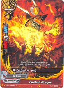 Fireball Dragon - Unleash! Impact Dragon!! - Future Card BuddyFight card