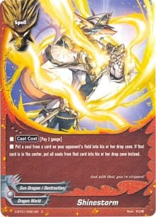 Shinestorm - Unleash! Impact Dragon!! - Future Card BuddyFight card