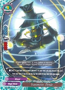 Transmitter, Dendo - Unleash! Impact Dragon!! - Future Card BuddyFight card