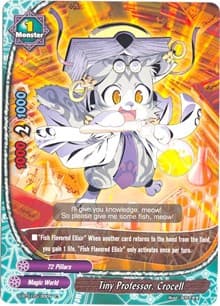 Tiny Professor, Crocell - Unleash! Impact Dragon!! - Future Card BuddyFight card