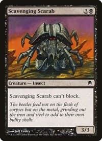 Scavenging Scarab - Darksteel - Magic: The Gathering card