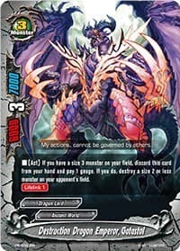 Destruction Dragon Emperor, Gatastol - Promo Cards - Future Card BuddyFight card