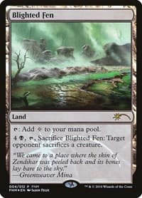Blighted Fen - FNM Promos - Magic: The Gathering card
