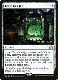Brain in a Jar - Prerelease Cards - Magic: The Gathering card