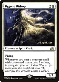 Bygone Bishop - Prerelease Cards - Magic: The Gathering card