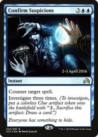 Confirm Suspicions - Prerelease Cards - Magic: The Gathering card
