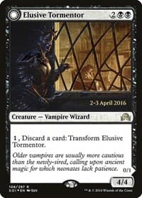 Elusive Tormentor - Prerelease Cards - Magic: The Gathering card