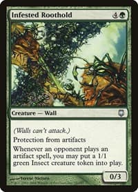 Infested Roothold - Darksteel - Magic: The Gathering card