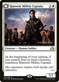 Hanweir Militia Captain - Prerelease Cards - Magic: The Gathering card