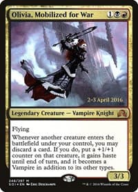 Olivia, Mobilized for War - Prerelease Cards - Magic: The Gathering card