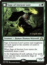 Sage of Ancient Lore - Prerelease Cards - Magic: The Gathering card