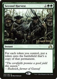 Second Harvest - Prerelease Cards - Magic: The Gathering card