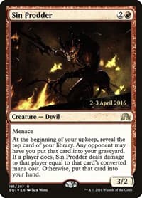 Sin Prodder - Prerelease Cards - Magic: The Gathering card