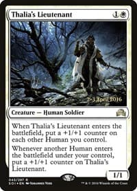 Thalia's Lieutenant - Prerelease Cards - Magic: The Gathering card