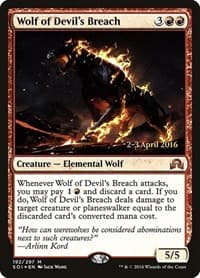 Wolf of Devil's Breach - Prerelease Cards - Magic: The Gathering card