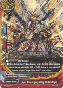 Super Armordragon, Gatling Blaster Dragon - Promo Cards - Future Card BuddyFight card