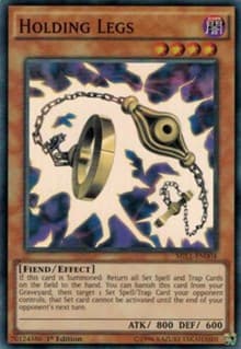 Holding Legs - Millennium Pack - YuGiOh card