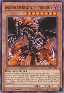 Gandora the Dragon of Destruction - Millennium Pack - YuGiOh card