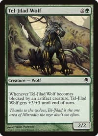 Tel-Jilad Wolf - Darksteel - Magic: The Gathering card