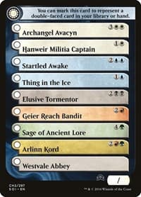 Checklist Card - (CH2) Shadows over Innistrad - Shadows over Innistrad - Magic: The Gathering card