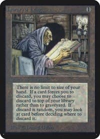 Library of Leng - Alpha Edition - Magic: The Gathering card