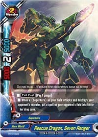 Rescue Dragon, Seven Ranger - Promo Cards - Future Card BuddyFight card