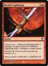 Barbed Lightning - Darksteel - Magic: The Gathering card