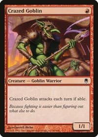 Crazed Goblin - Darksteel - Magic: The Gathering card