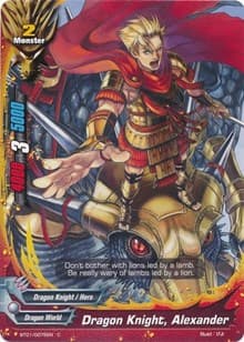 Dragon Knight, Alexander - Dragon Chief - Future Card BuddyFight card
