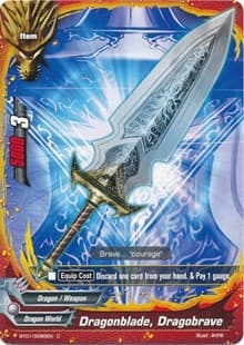 Dragonblade, Dragobrave - Dragon Chief - Future Card BuddyFight card