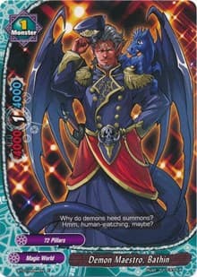Demon Maestro, Bathin - Dragon Chief - Future Card BuddyFight card