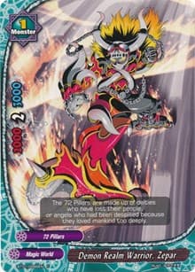 Demon Realm Warrior, Zepar - Dragon Chief - Future Card BuddyFight card