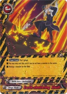 Earth-shattering Slash - Dragon Chief - Future Card BuddyFight card